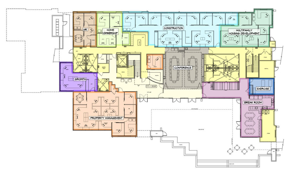 kendall corporate office floor plan 001